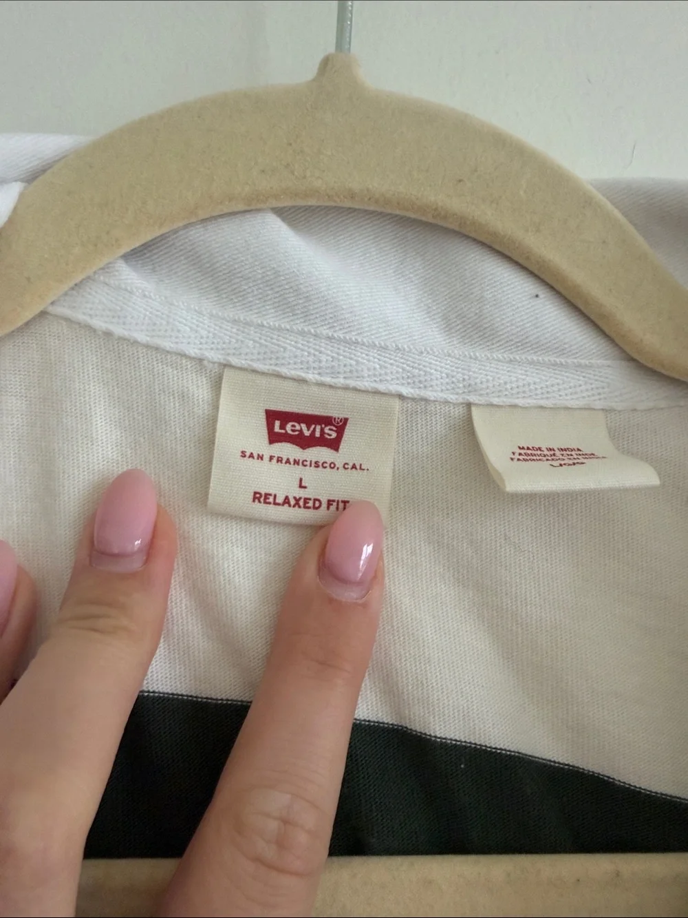 Levi’s stripped collared longsleeve